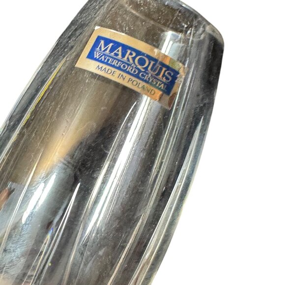 Marquis by Waterford Crystal Wyndmere Collection Flower Bud Vase Poland 7" Tall - Picture 5 of 6